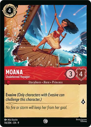 Moana - Undeterred Voyager (Fabled)(9-116/204)(C)