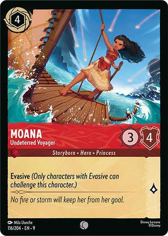 Moana - Undeterred Voyager (Fabled)(9-116/204)(C)