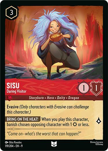 Sisu - Daring Visitor (Fabled)(9-119/204)(U)