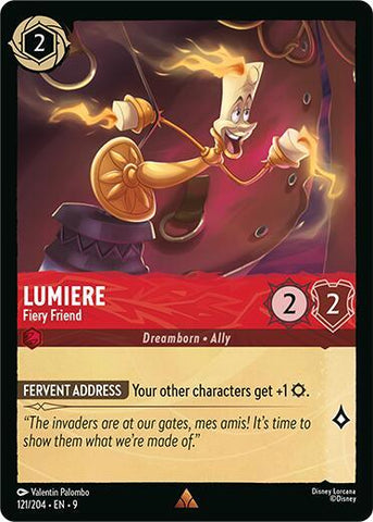 Lumiere - Fiery Friend (Fabled)(9-121/204)(R)