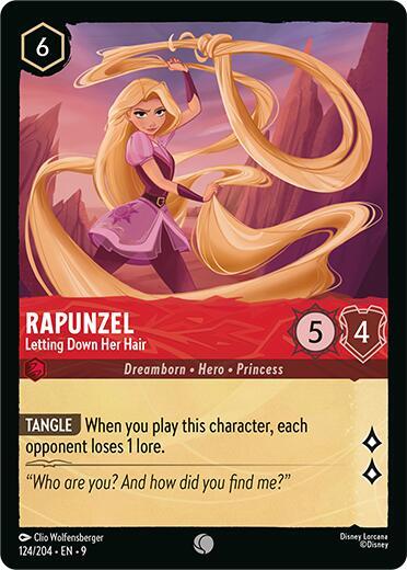 Rapunzel - Letting Down Her Hair (Fabled)(9-124/204)(C)