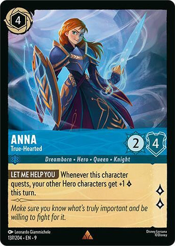 Anna - True-Hearted - Cold Foil (Fabled)(9-137/204)(R)