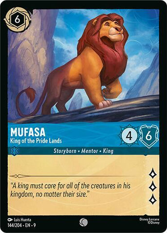 Mufasa - King of the Pride Lands (Fabled)(9-144/204)(C)