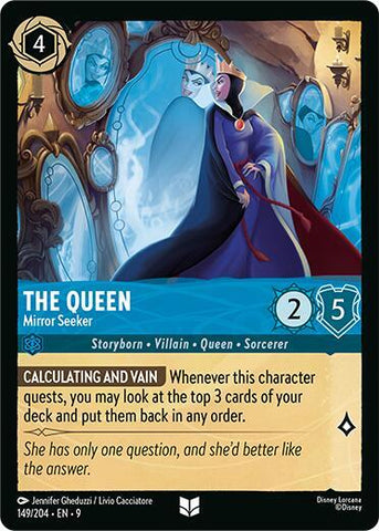 The Queen - Mirror Seeker - Cold Foil (Fabled)(9-149/204)(U)