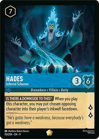 Hades - Infernal Schemer - Cold Foil (Fabled)(9-151/204)(L)