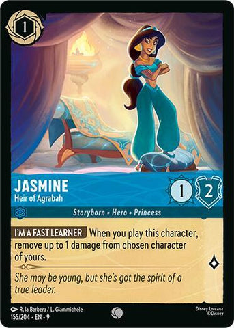 Jasmine - Heir of Agrabah (Fabled)(9-155/204)(C)