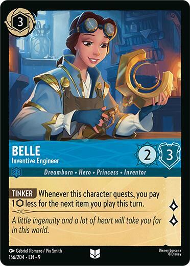 Belle - Inventive Engineer - Cold Foil (Fabled)(9-156/204)(U)