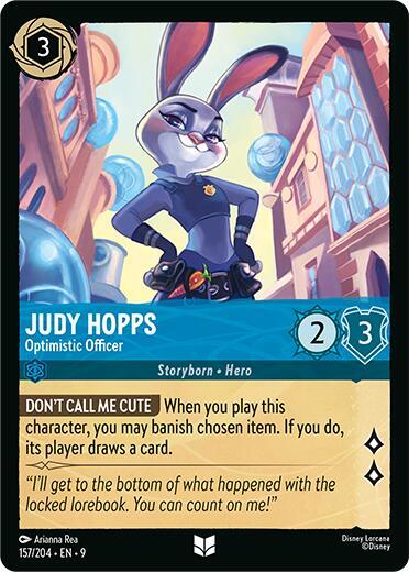 Judy Hopps - Optimistic Officer - Cold Foil (Fabled)(9-157/204)(U)