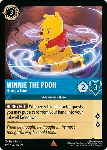 Winnie the Pooh - Having a Think (Fabled)(9-159/204)(R)