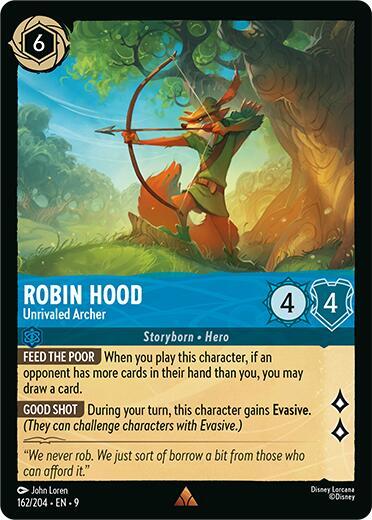 Robin Hood - Unrivaled Archer - Cold Foil (Fabled)(9-162/204)(R)