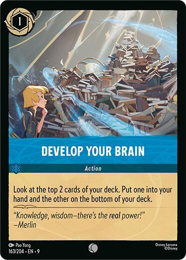 Develop Your Brain - Cold Foil (Fabled)(9-163/204)(C)