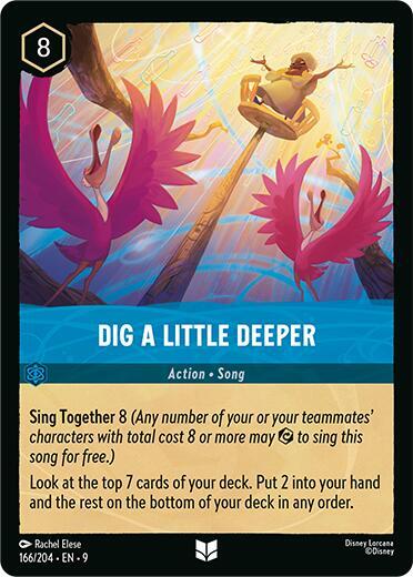 Dig a Little Deeper - Cold Foil (Fabled)(9-166/204)(U)