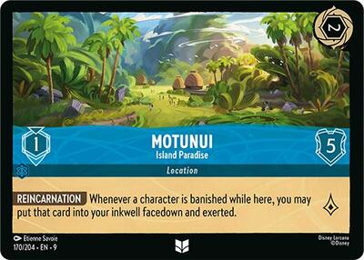 Motunui - Island Paradise - Cold Foil (Fabled)(9-170/204)(U)