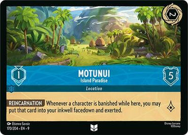 Motunui - Island Paradise - Cold Foil (Fabled)(9-170/204)(U)