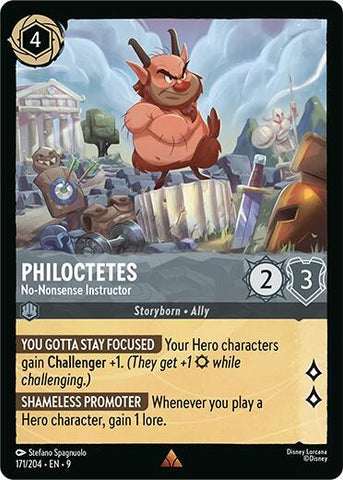 Philoctetes - No-Nonsense Instructor (Fabled)(9-171/204)(R)