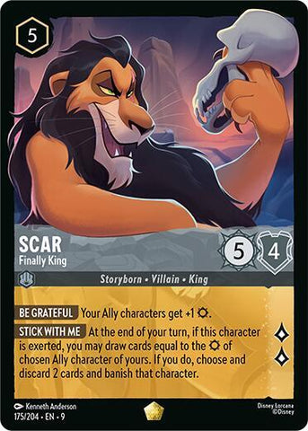 Scar - Finally King - Cold Foil (Fabled)(9-175/204)(L)