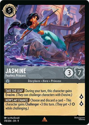 Jasmine - Fearless Princess (Fabled)(9-178/204)(R)