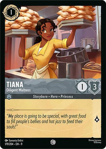 Tiana - Diligent Waitress (Fabled)(9-179/204)(C)