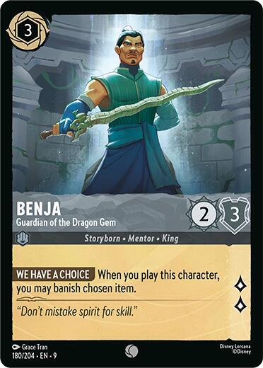 Benja - Guardian of the Dragon Gem (Fabled)(9-180/204)(C)