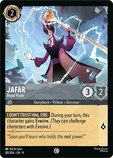 Jafar - Royal Vizier - Cold Foil (Fabled)(9-181/204)(C)