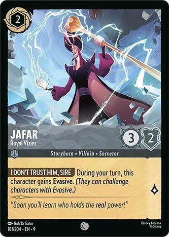 Jafar - Royal Vizier - Cold Foil (Fabled)(9-181/204)(C)
