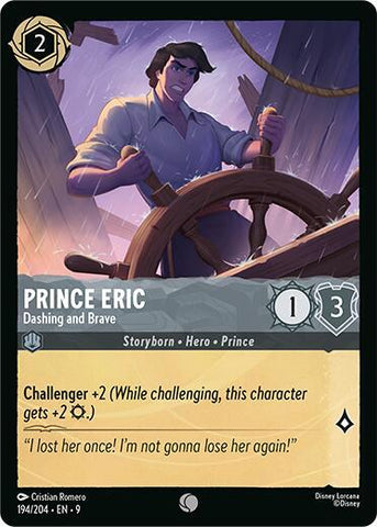 Prince Eric - Dashing and Brave - Cold Foil (Fabled)(9-194/204)(C)