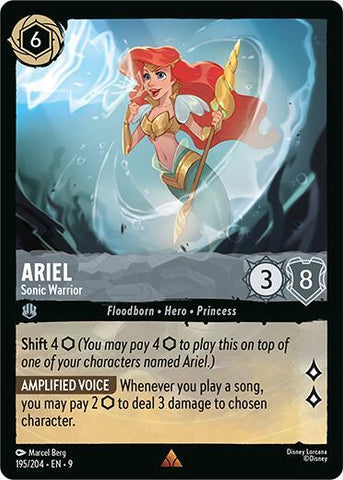 Ariel - Sonic Warrior (Fabled)(9-195/204)(R)