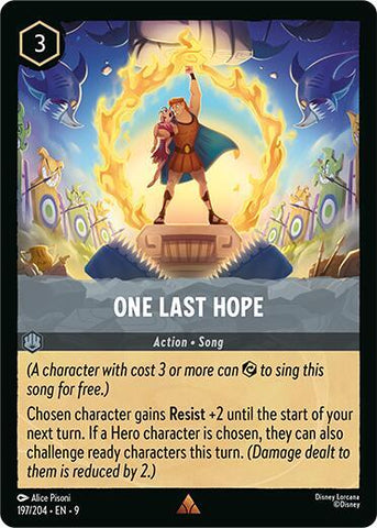 One Last Hope - Cold Foil (Fabled)(9-197/204)(R)