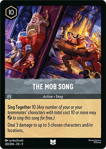 The Mob Song - Cold Foil (Fabled)(9-202/204)(U)