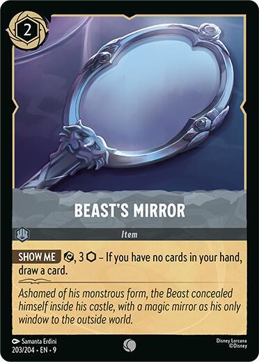 Beast's Mirror - Cold Foil (Fabled)(9-203/204)(C)