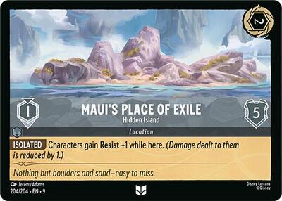 Maui's Place of Exile - Hidden Island - Cold Foil (Fabled)(9-204/204)(U)