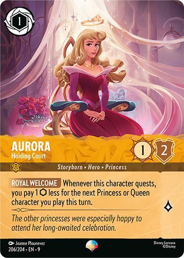 Aurora - Holding Court (Epic) - Holofoil (Fabled)(9-206/204)(EP)