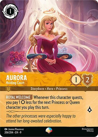 Aurora - Holding Court (Epic) - Holofoil (Fabled)(9-206/204)(EP)