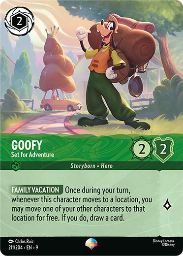 Goofy - Set for Adventure (Epic) - Holofoil (Fabled)(9-211/204)(EP)