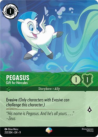 Pegasus - Gift for Hercules (Epic) - Holofoil (Fabled)(9-212/204)(EP)