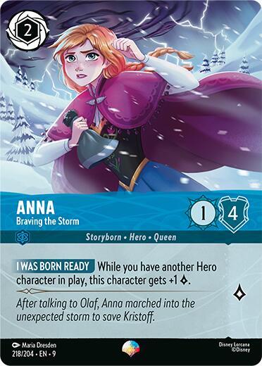 Anna - Braving the Storm (Epic) - Holofoil (Fabled)(9-218/204)(EP)