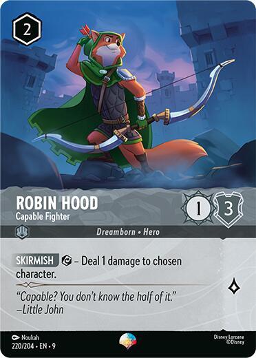 Robin Hood - Capable Fighter (Epic) - Holofoil (Fabled)(9-220/204)(EP)