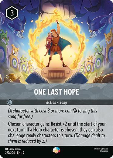 One Last Hope (Epic) - Holofoil (Fabled)(9-222/204)(EP)
