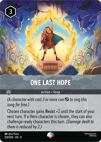 One Last Hope (Epic) - Holofoil (Fabled)(9-222/204)(EP)