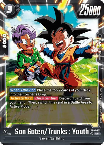Son Goten/Trunks : Youth [Foil] (FB07-105)(SR)