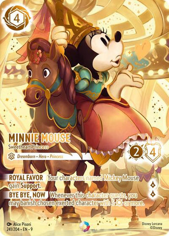 Minnie Mouse - Sweetheart Princess (Iconic) - Holofoil (Fabled)(9-241/204)(IC)