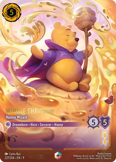 Winnie the Pooh - Hunny Wizard (Enchanted) - Holofoil (Fabled)(9-227/204)(E)