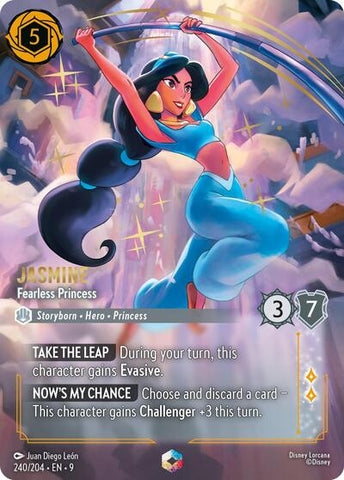 Jasmine - Fearless Princess (Enchanted) - Holofoil (Fabled)(9-240/204)(E)
