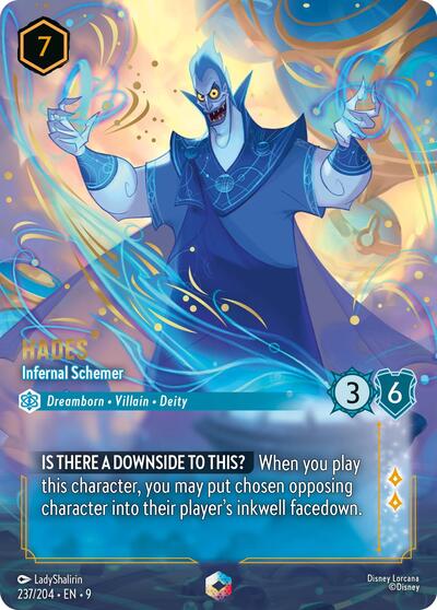 Hades - Infernal Schemer (Enchanted) - Holofoil (Fabled)(9-237/204)(E)