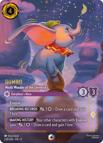 Dumbo - Ninth Wonder of the Universe (Enchanted) - Holofoil (Fabled)(9-228/204)(E)