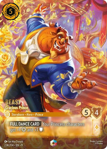 Beast - Gracious Prince (Enchanted) - Holofoil (Fabled)(9-224/204)(E)