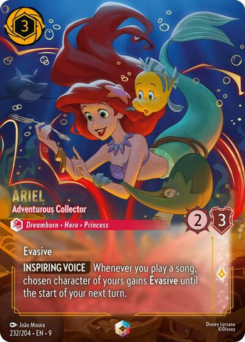 Ariel - Adventurous Collector (Enchanted) - Holofoil (Fabled)(9-232/204)(E)