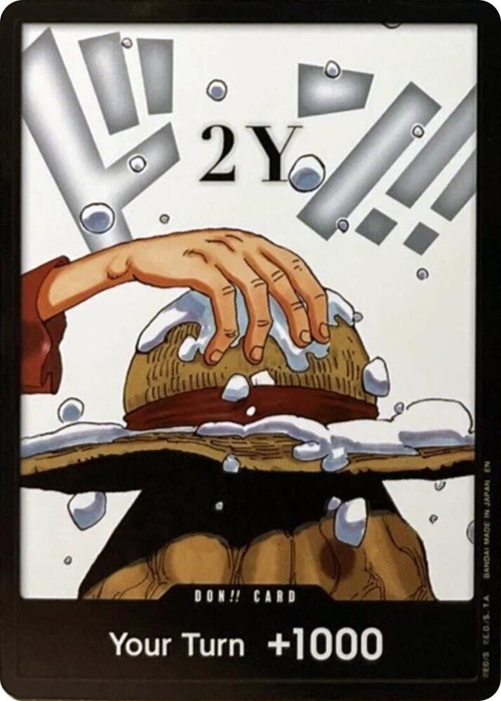 DON!! Card (2Y) - DP08 Ver. - Foil (Legacy of the Master)()(DON!!)