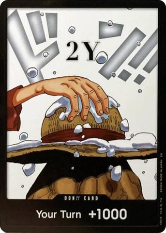 DON!! Card (2Y) - DP08 Ver. - Foil (Legacy of the Master)()(DON!!)