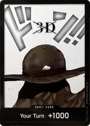 DON!! Card (3D) - DP08 Ver. - Foil (Legacy of the Master)()(DON!!)